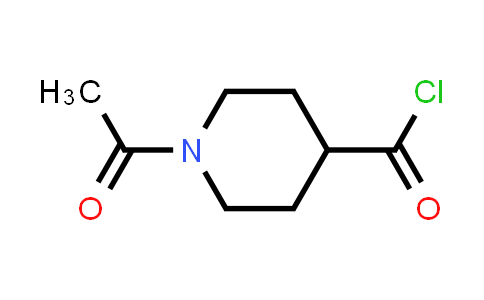 CAS No. 59084-16-1, 1-Acetyl-4-piperidinecarbonyl chloride