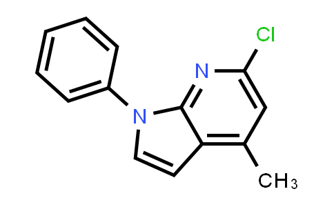 CAS No. 5912-17-4, 1H-Pyrrolo[2,3-b]pyridine, 6-chloro-4-methyl-1-phenyl-
