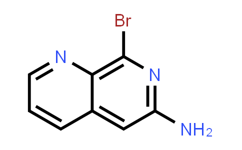 CAS No. 5912-35-6, 8-Bromo-1,7-naphthyridin-6-amine
