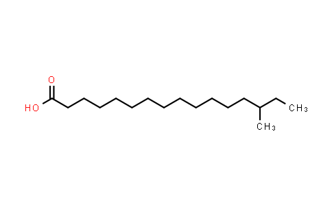 CAS No. 5918-29-6, 14-Methylhexadecanoic acid