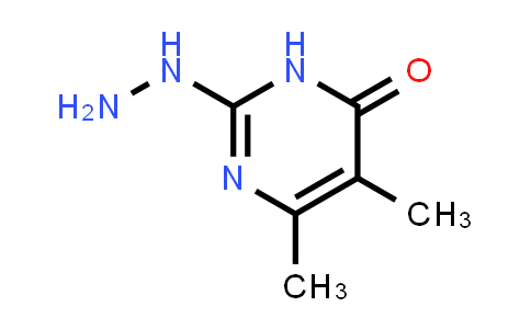 CAS No. 59224-10-1, 2-Hydrazinyl-5,6-dimethylpyrimidin-4(3H)-one