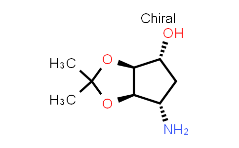 592533-90-9 | (3aS,4R,6S,6aR)-6-Amino-2,2-dimethyl-hexahydrocyclopenta[d][1,3]dioxol-4-ol
