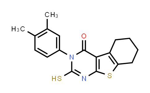 DY562219 | 592537-72-9 | 3-(3,4-Dimethylphenyl)-2-sulfanyl-5,6,7,8-tetrahydro[1]benzothieno[2,3-d]pyrimidin-4(3h)-one