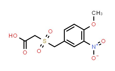 MC562221 | 592542-51-3 | 2-(4-Methoxy-3-nitrobenzylsulfonyl)acetic acid
