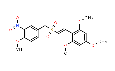 CAS No. 592542-52-4, (E)-2,4,6-Trimethoxystyryl 4-Methoxy-3-Nitrobenzyl sulfone