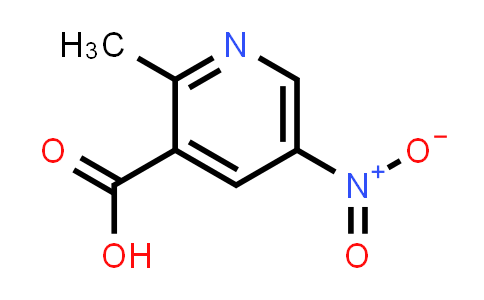 CAS No. 59290-81-2, 2-Methyl-5-nitro-3-pyridinecarboxylic acid