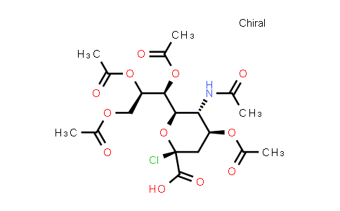 CAS No. 59367-09-8, a-Neuraminic acid, N-acetyl-2-chloro-2-deoxy-, methyl ester, 4,7,8,9-tetraacetate