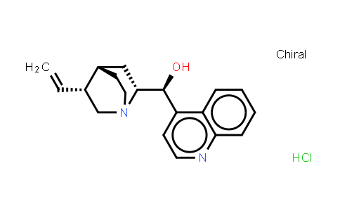CAS No. 5949-11-1, (S)-Quinolin-4-yl((1S,2R,4S,5R)-5-vinylquinuclidin-2-yl)methanol hydrochloride