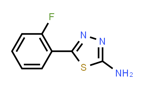 CAS No. 59565-51-4, 5-(2-Fluorophenyl)-1,3,4-thiadiazol-2-amine