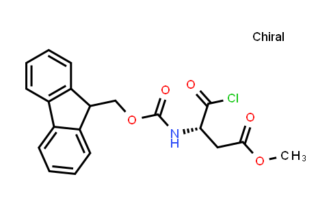 596095-91-9 | (S)-Methyl 3-((((9H-fluoren-9-yl)methoxy)carbonyl)amino)-4-chloro-4-oxobutanoate