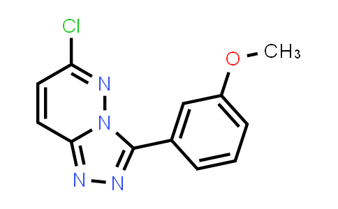 CAS No. 596825-41-1, 6-Chloro-3-(3-methoxyphenyl)[1,2,4]triazolo[4,3-b]pyridazine