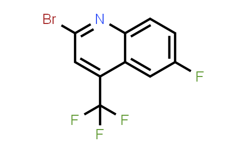CAS No. 596845-30-6, 2-Bromo-6-fluoro-4-(trifluoromethyl)quinoline