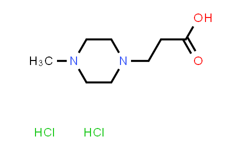 CAS No. 59695-29-3, 3-(4-Methylpiperazin-1-yl)propanoic acid dihydrochloride