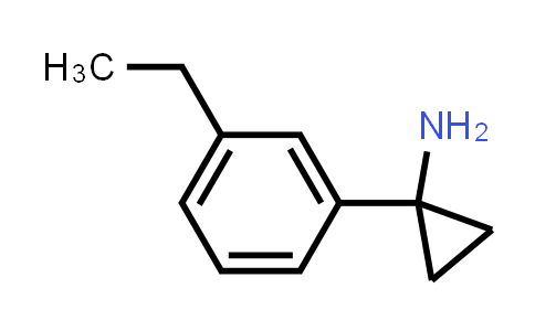 CAS No. 597563-18-3, Cyclopropanamine, 1-(3-ethylphenyl)-