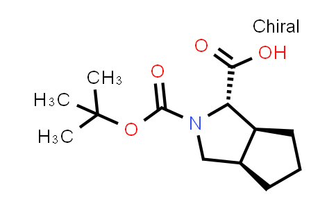 CAS No. 597569-42-1, (1S,3aR,6aS)-2-(tert-Butoxycarbonyl)octahydrocyclopenta[c]pyrrole-1-carboxylic acid