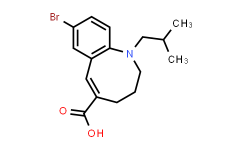 597583-12-5 | 8-Bromo-1,2,3,4-tetrahydro-1-(2-methylpropyl)-1-benzazocine-5-carboxylic acid