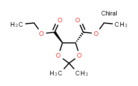 CAS No. 59779-75-8, Diethyl (R,R)-O,O-isopropylidenetartrate
