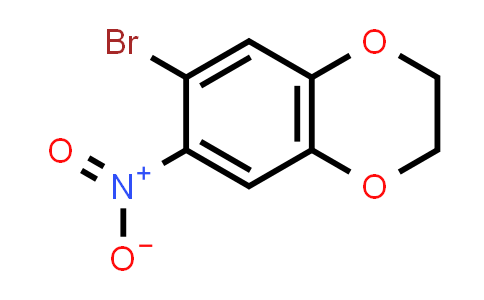 CAS No. 59820-92-7, 6-Bromo-7-nitro-2,3-dihydrobenzo[b][1,4]dioxine
