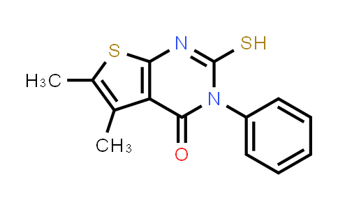 CAS No. 59898-64-5, 2-Mercapto-5,6-dimethyl-3-phenylthieno[2,3-d]pyrimidin-4(3H)-one