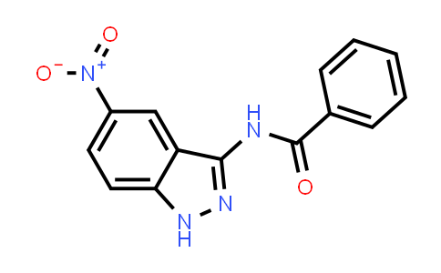 CAS No. 599183-43-4, N-(5-nitro-1H-indazol-3-yl)benzamide
