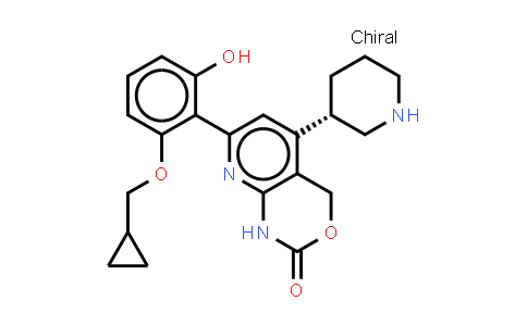 600734-02-9 | 7-[2-(环丙基甲氧基)-6-羟基苯基]-1,4-二氢-5-(3S)-3-哌啶基-2H-吡啶并[2,3-d][1,3]恶嗪-2-酮