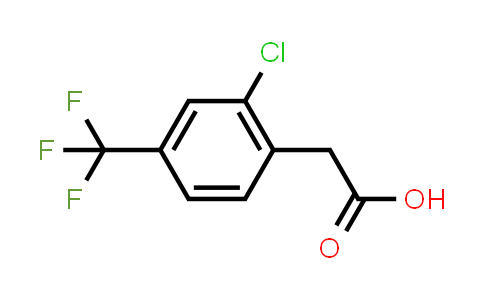 CAS No. 601513-26-2, 2-(2-Chloro-4-(trifluoromethyl)phenyl)acetic acid
