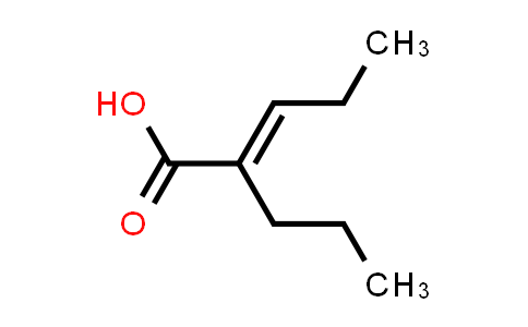 CAS No. 60218-41-9, 2-propyl-2-Pentenoic Acid