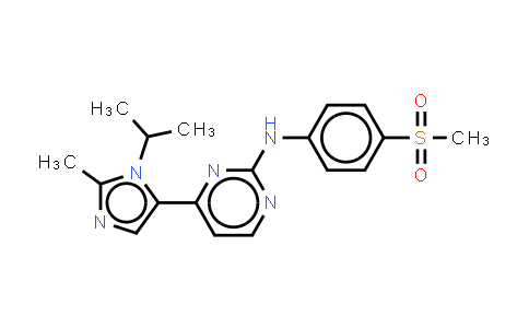 MC562703 | 602306-29-6 | 4-[2-甲基-1-异丙基-1H-咪唑-5-基]-N-[4-(甲磺酰基)苯基]-2-嘧啶胺