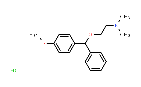 CAS No. 6027-00-5, 2-((4-Methoxyphenyl)(phenyl)methoxy)-N,N-dimethylethan-1-amine hydrochloride