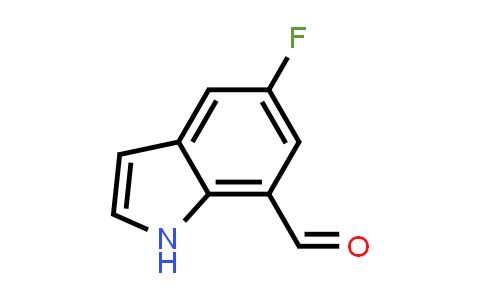 CAS No. 603306-52-1, 5-Fluoro-1H-indole-7-carbaldehyde