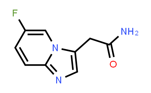 CAS No. 603309-09-7, 2-(6-Fluoroimidazo[1,2-a]pyridin-3-yl)acetamide