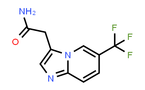 CAS No. 603309-16-6, 2-(6-(Trifluoromethyl)imidazo[1,2-a]pyridin-3-yl)acetamide
