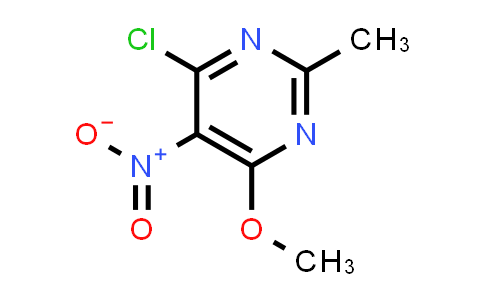 CAS No. 60331-15-9, 4-Chloro-6-methoxy-2-methyl-5-nitropyrimidine