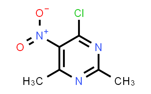 CAS No. 60331-16-0, Pyrimidine, 4-chloro-2,6-dimethyl-5-nitro-