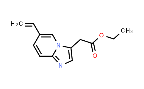 CAS No. 603310-64-1, Ethyl 2-(6-vinylimidazo[1,2-a]pyridin-3-yl)acetate