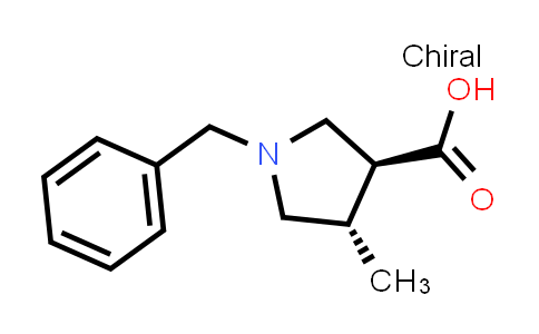 CAS No. 604798-83-6, (3S,4S)-1-Benzyl-4-methylpyrrolidine-3-carboxylic acid