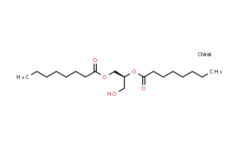 CAS No. 60514-48-9, (S)-3-Hydroxypropane-1,2-diyl dioctanoate