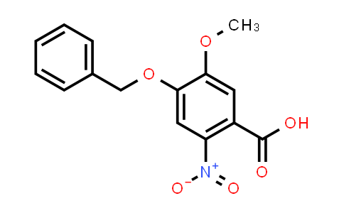 CAS No. 60547-92-4, 4-(Benzyloxy)-5-methoxy-2-nitrobenzoic acid