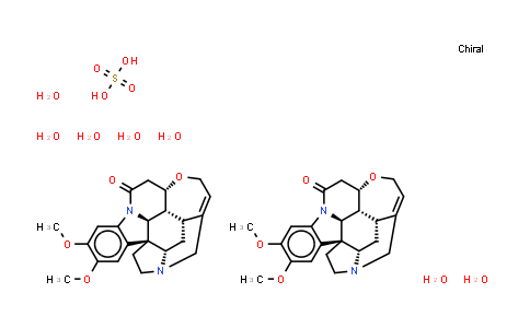 CAS No. 60583-39-3, Brucine sulfate heptahydrate