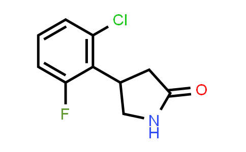 CAS No. 60610-98-2, 4-(2-chloro-6-fluorophenyl)pyrrolidin-2-one