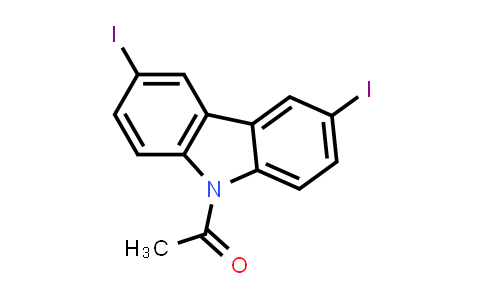 CAS No. 606129-89-9, 1-(3,6-Diiodo-9H-carbazol-9-yl)ethanone