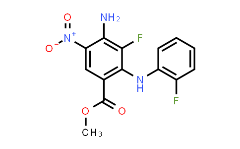 CAS No. 606143-94-6, Methyl 4-amino-3-fluoro-2-((2-fluorophenyl)amino)-5-nitrobenzoate