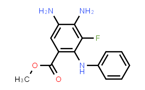 CAS No. 606144-42-7, Methyl 4,5-diamino-3-fluoro-2-(phenylamino)benzoate