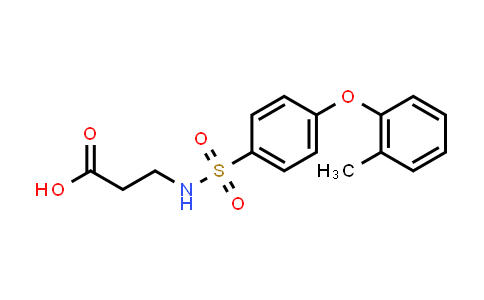 CAS No. 606944-17-6, 3-[4-(2-Methylphenoxy)benzenesulfonamido]propanoic acid