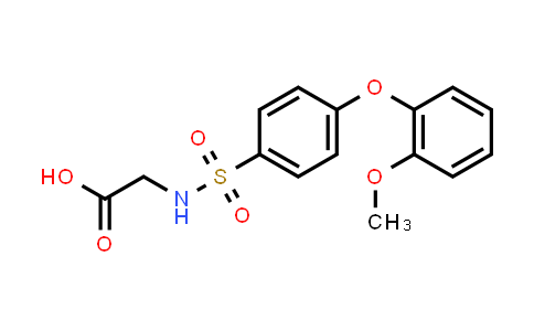 CAS No. 606944-93-8, ((4-(2-Methoxyphenoxy)phenyl)sulfonyl)glycine