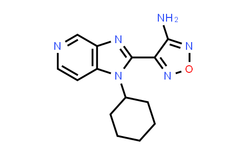 CAS No. 607368-97-8, 4-(1-cyclohexyl-1H-imidazo[4,5-c]pyridin-2-yl)-1,2,5-oxadiazol-3-amine