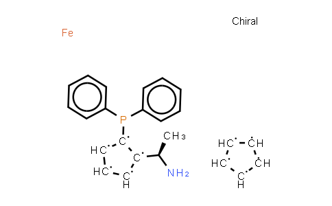 CAS No. 607389-84-4, (2R)-1-[(1S)-1-Aminoethyl]-2-(diphenylphosphino)ferrocene