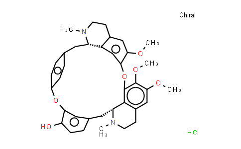 CAS No. 6078-17-7, Berbamine (dihydrochloride)