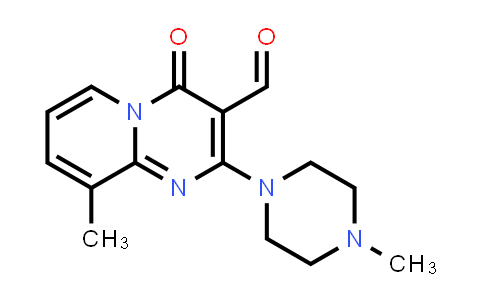 CAS No. 608119-96-6, 9-Methyl-2-(4-methylpiperazin-1-yl)-4-oxo-4H-pyrido[1,2-a]pyrimidine-3-carbaldehyde