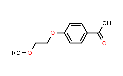 CAS No. 60893-75-6, 1-(4-(2-Methoxyethoxy)phenyl)ethan-1-one